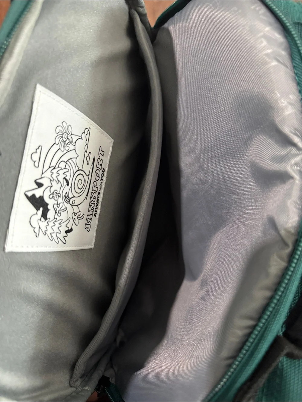 Jansport Teal and Black Classic Backpack
